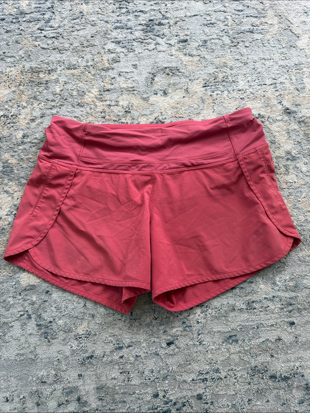 lululemon athletica Women's Athletic Shorts in Coral Red